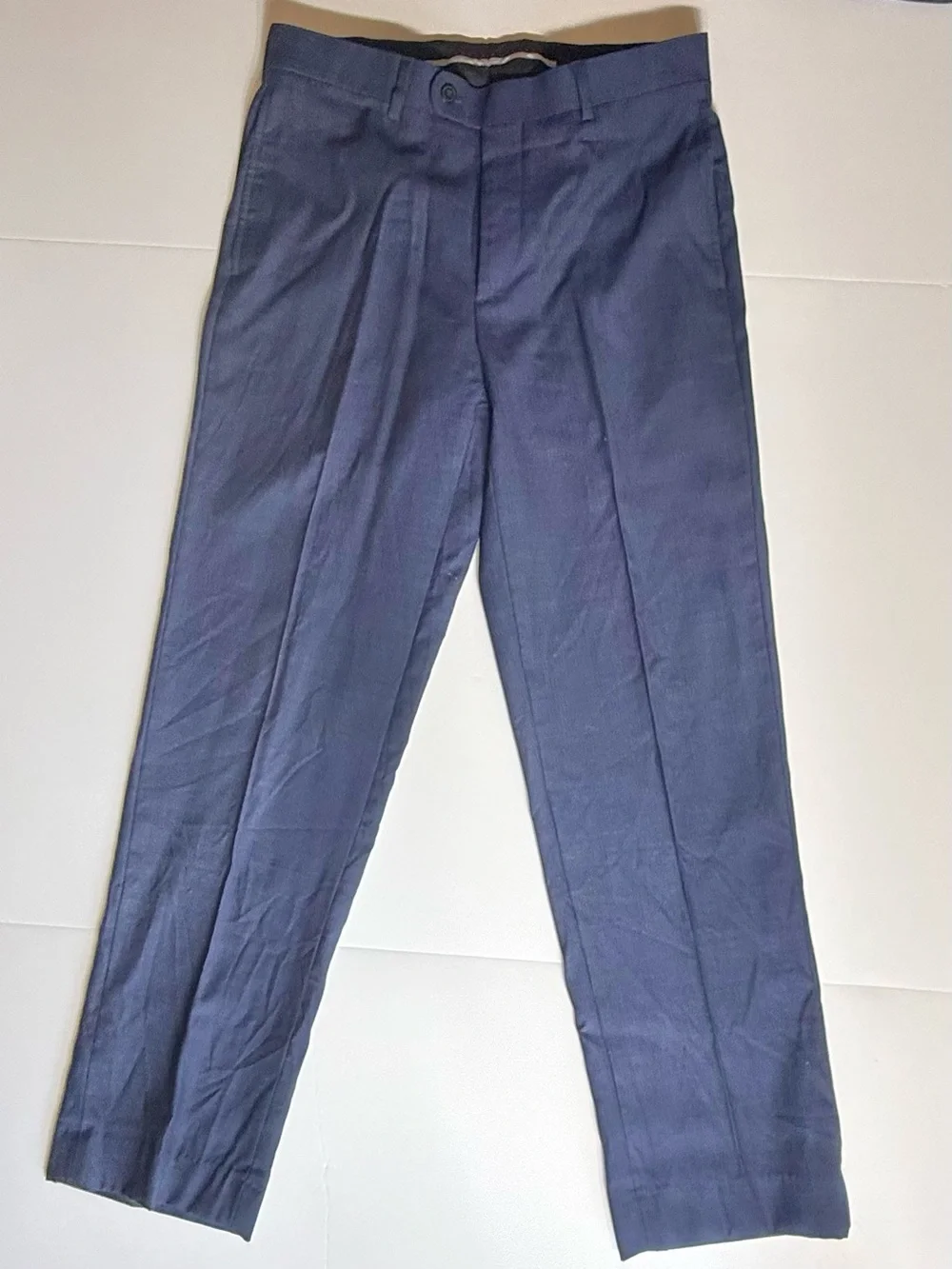 JOE Joseph Abboud Navy Super 120s Wool Slim Fit Suit 38R 32W